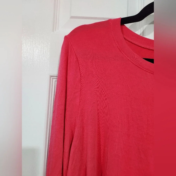 Torrid Pink Perfect Super Soft Crew Neck Long Sleeve Tee in Size 2 - 18/20 - Picture 4 of 11